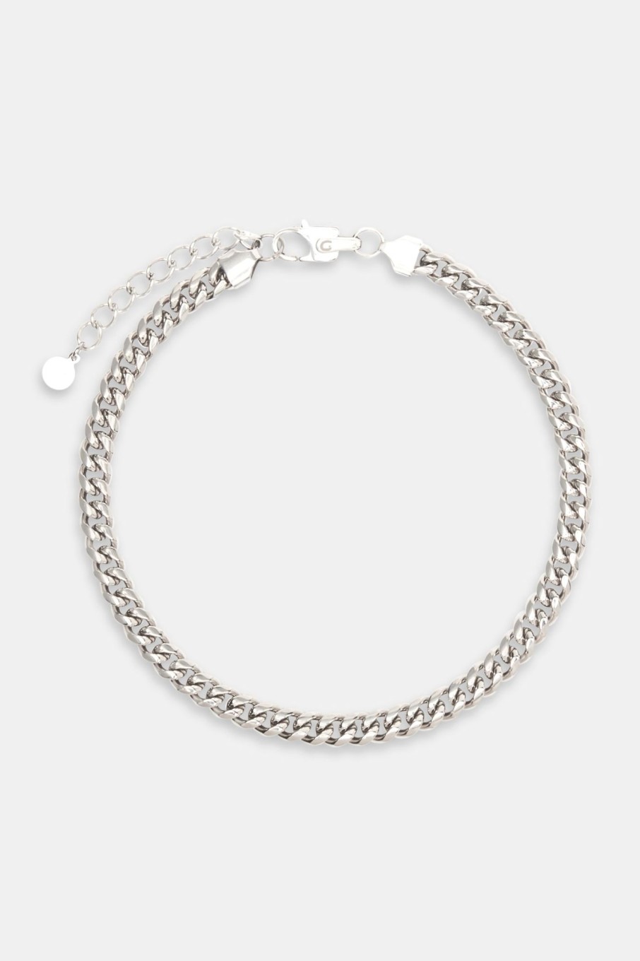 Chains | JWL-CHN Chains Womens Stainless Steel Miami Cuban Chain - White 8Mm