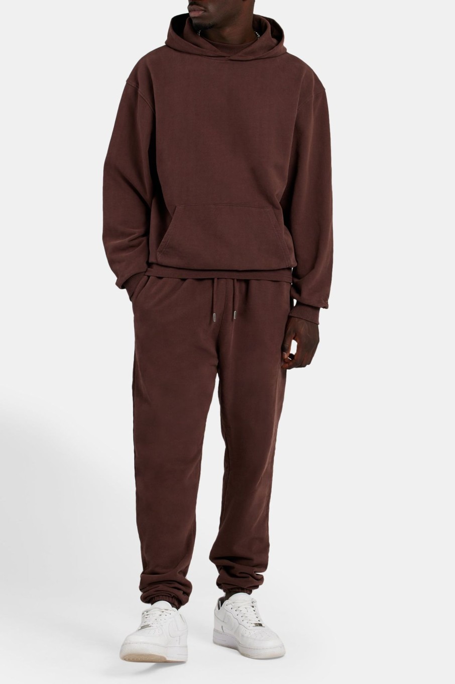 Hoodies & Sweatshirts | cernucci Hoodies & Sweatshirts Oversized Hoodie - Chestnut