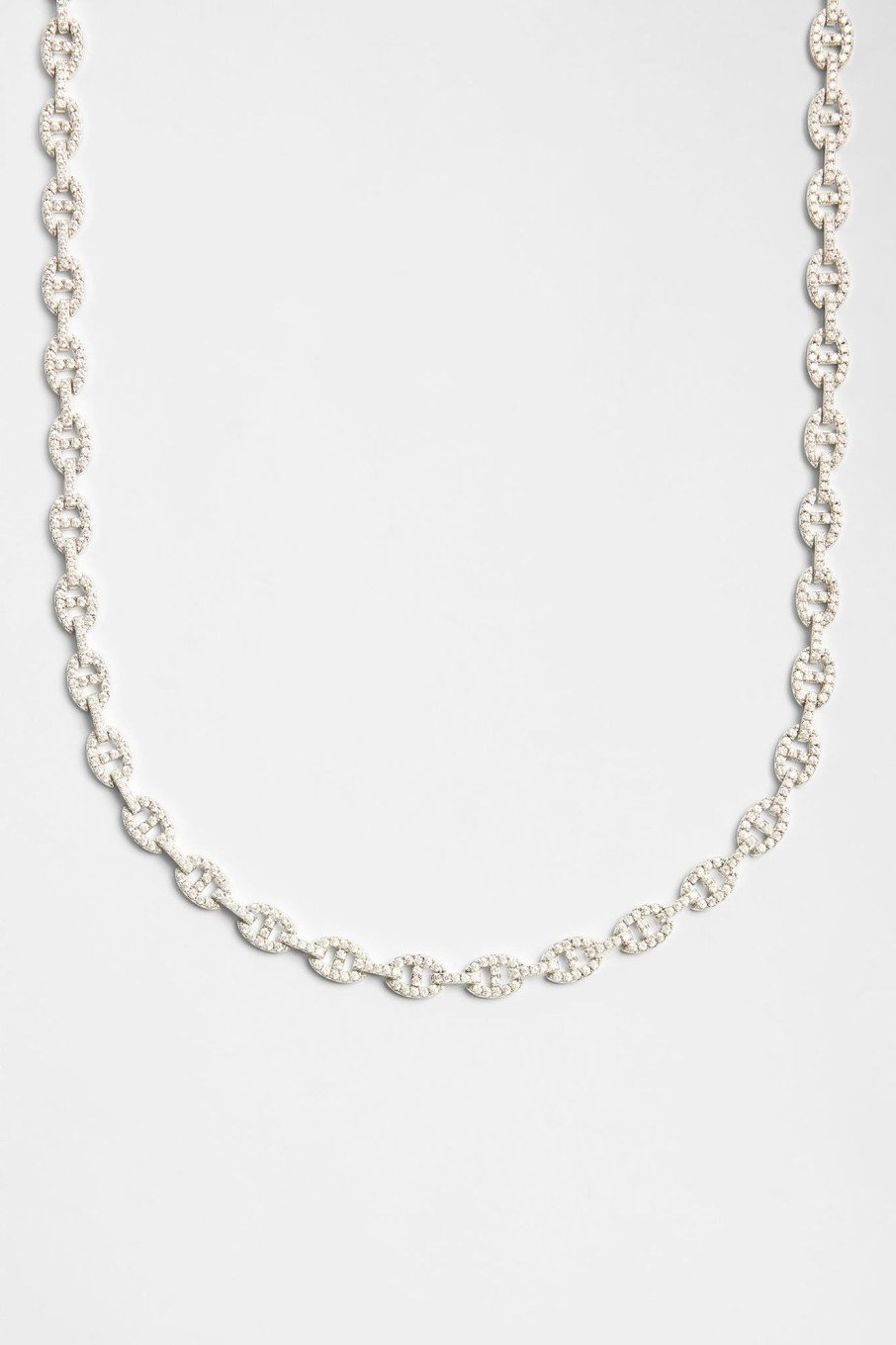 Iced Jewellery | cernucci Iced Jewellery 8Mm Iced Cz Coffee Bean Chain