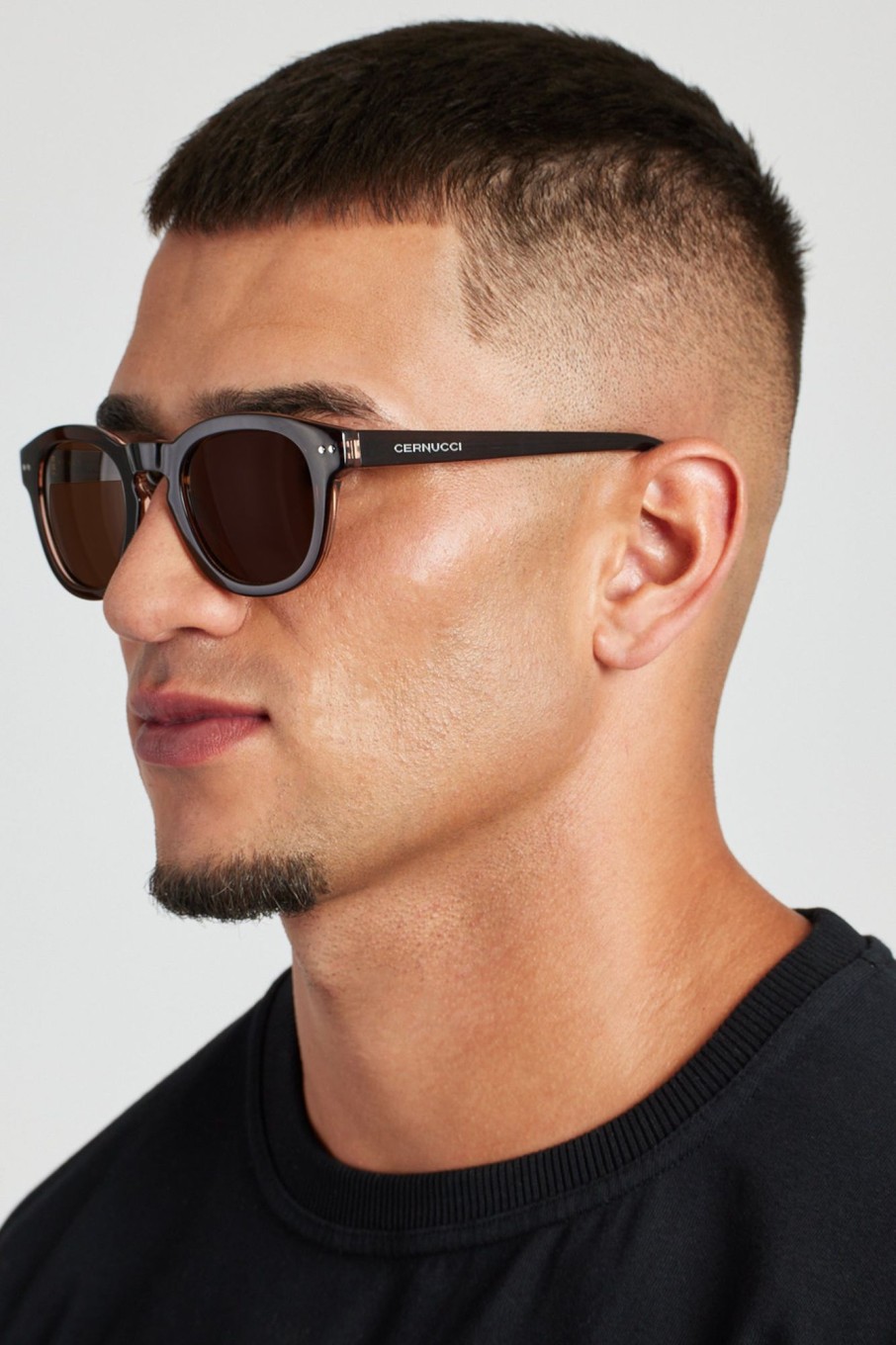 Accessories | CLO-ACC Accessories Chunky Rounded Acetate Frame Sunglasses - Brown