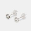 Moissanite Jewellery | cernucci Moissanite Jewellery Moissanite 4Mm 925 Stud Earrings