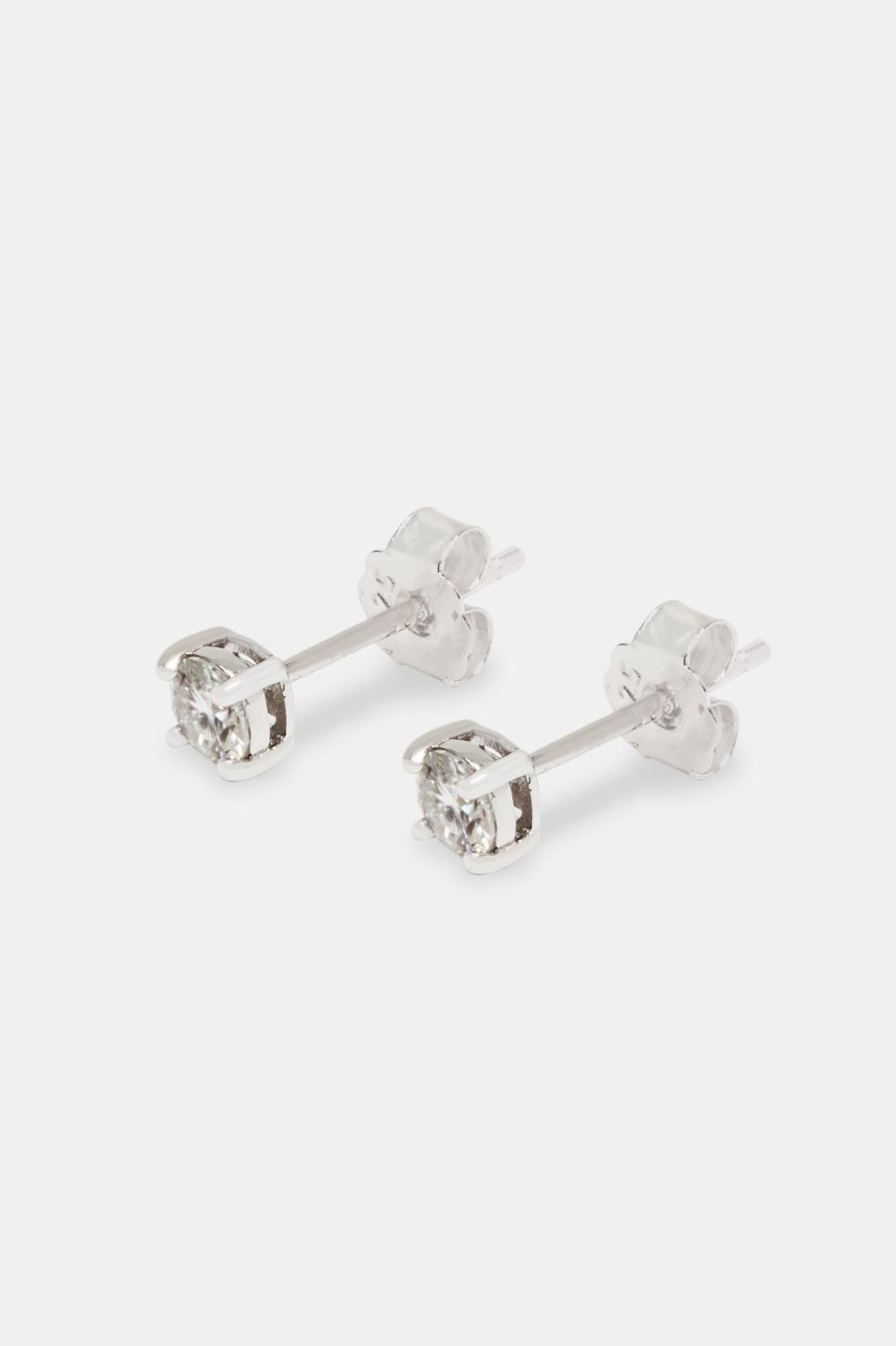 Moissanite Jewellery | cernucci Moissanite Jewellery Moissanite 4Mm 925 Stud Earrings