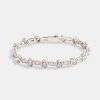 Iced Jewellery | JWL-BRA Iced Jewellery 6Mm Iced Cz Mixed Shape Bracelet