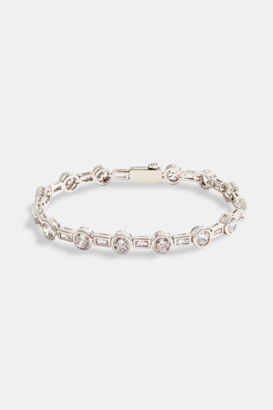 Iced Jewellery | JWL-BRA Iced Jewellery 6Mm Iced Cz Mixed Shape Bracelet