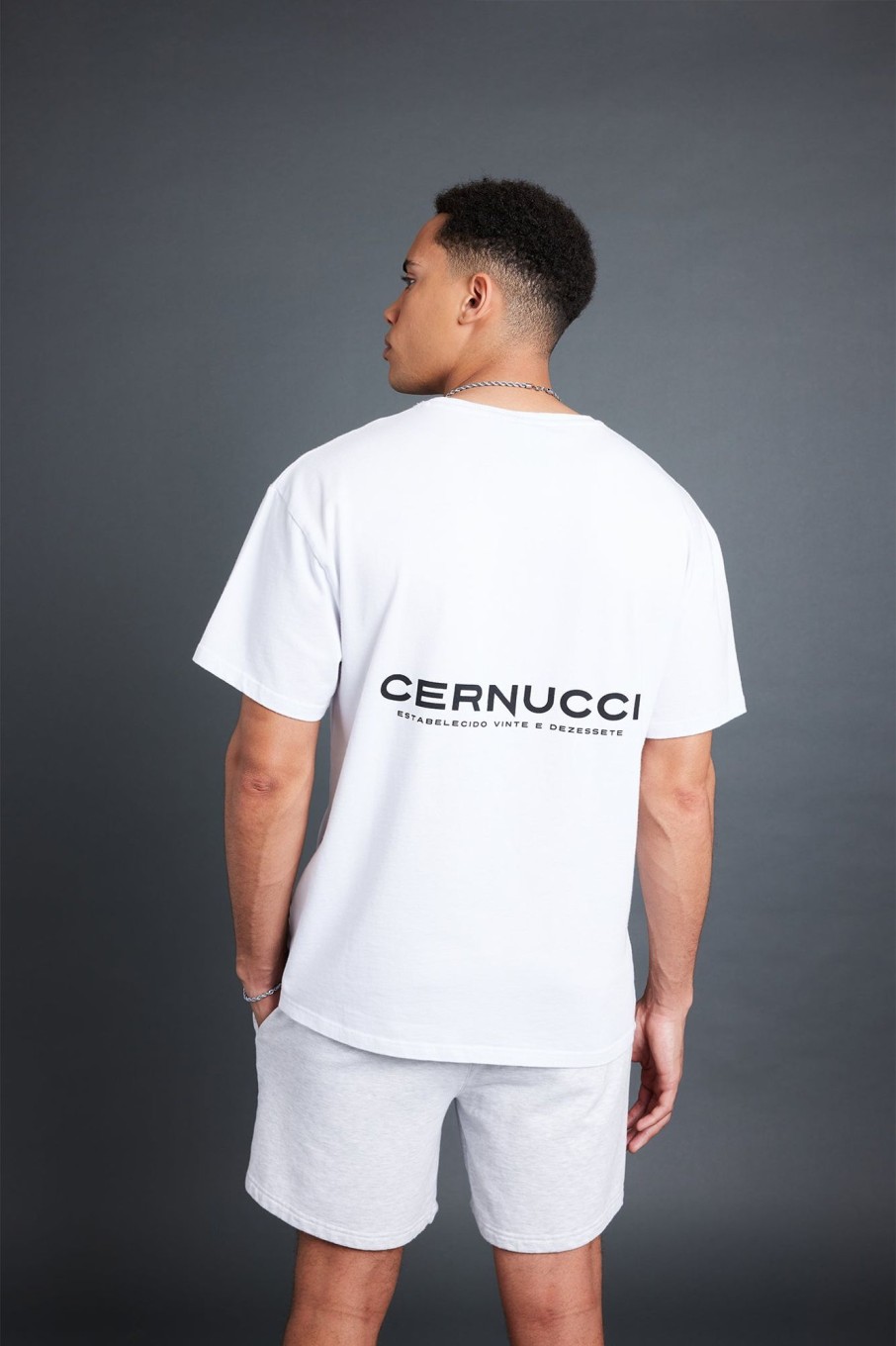 T-Shirts & Vests | cernucci T-Shirts & Vests Oversized T-Shirt - White