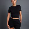 T-Shirts & Tops | CLO-TOP-TEE T-Shirts & Tops Short Sleeve Top - Black