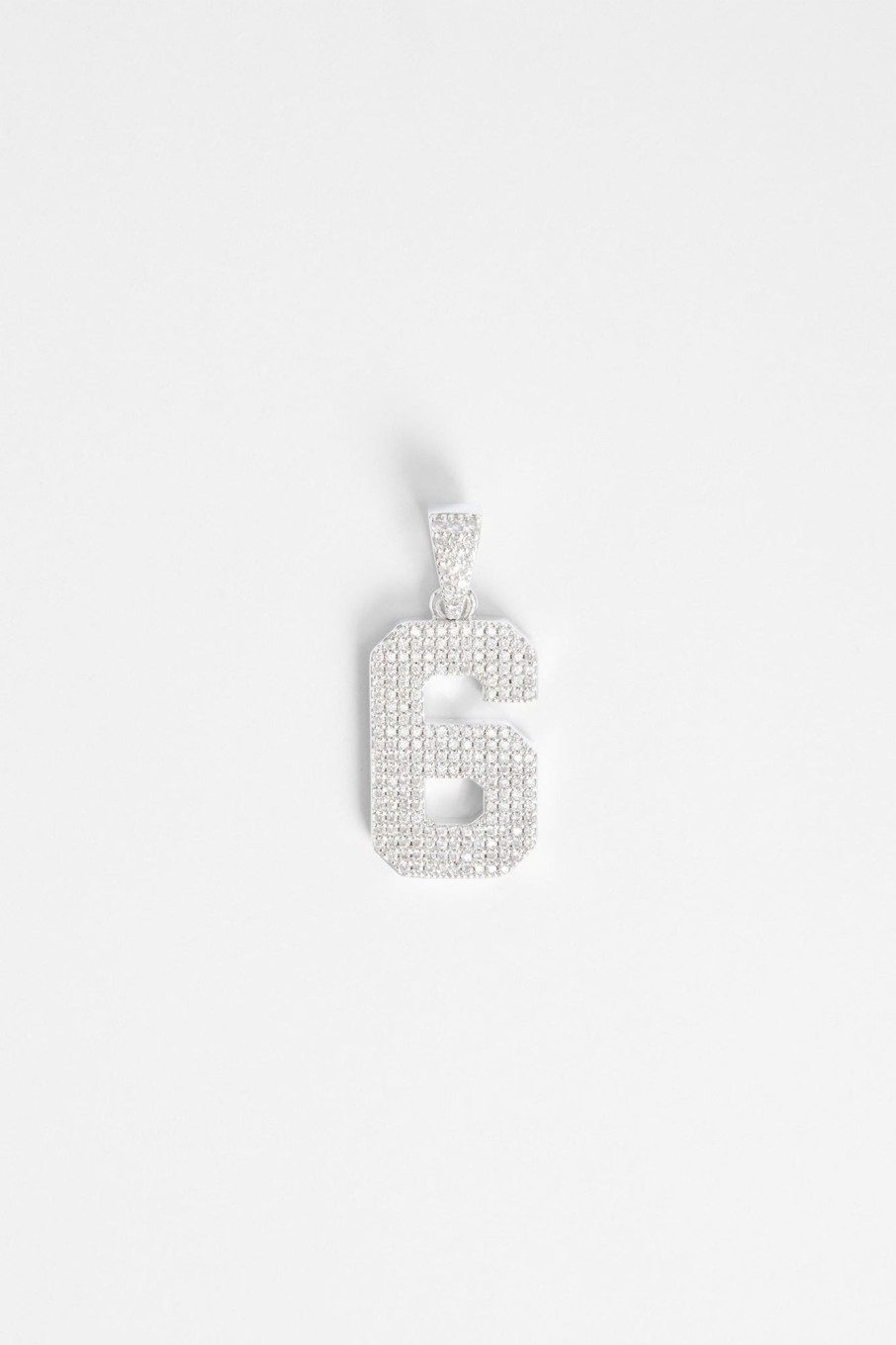 Pendants | cernucci Pendants Iced 6 Number Pendant