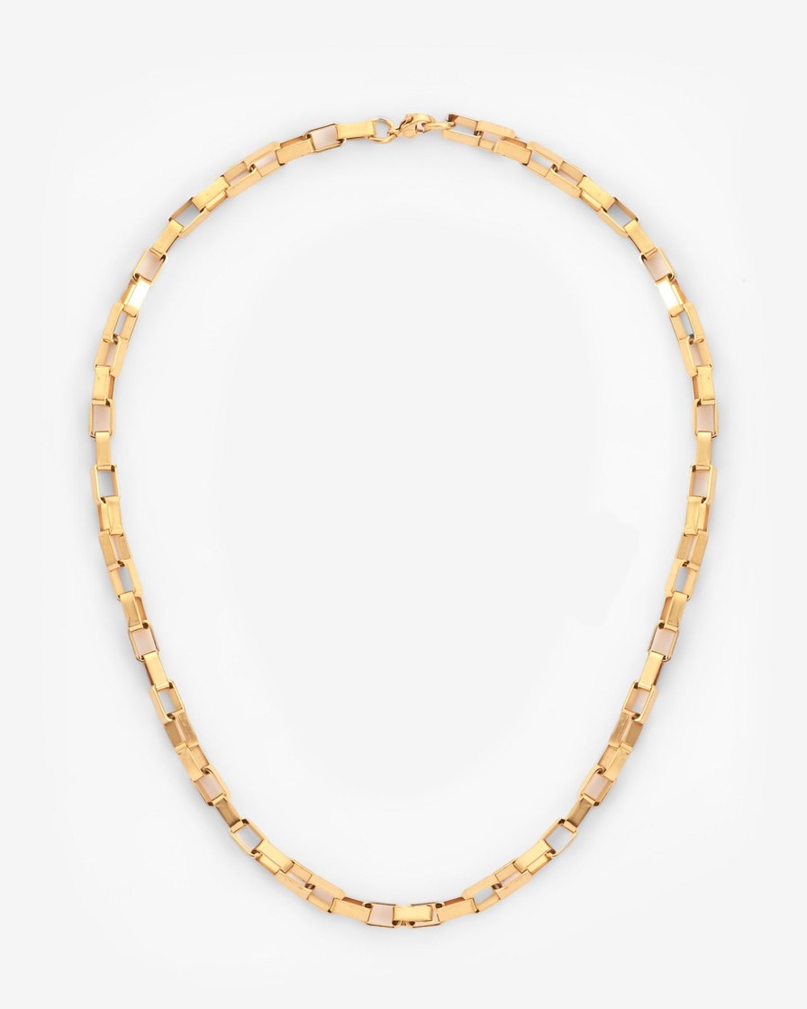 Chains | JWL-CHN Chains 5Mm Edge Chain - Gold