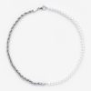 Pearls | JWL-NECK-PRL Pearls Half Pearl U0026 Rope Necklace