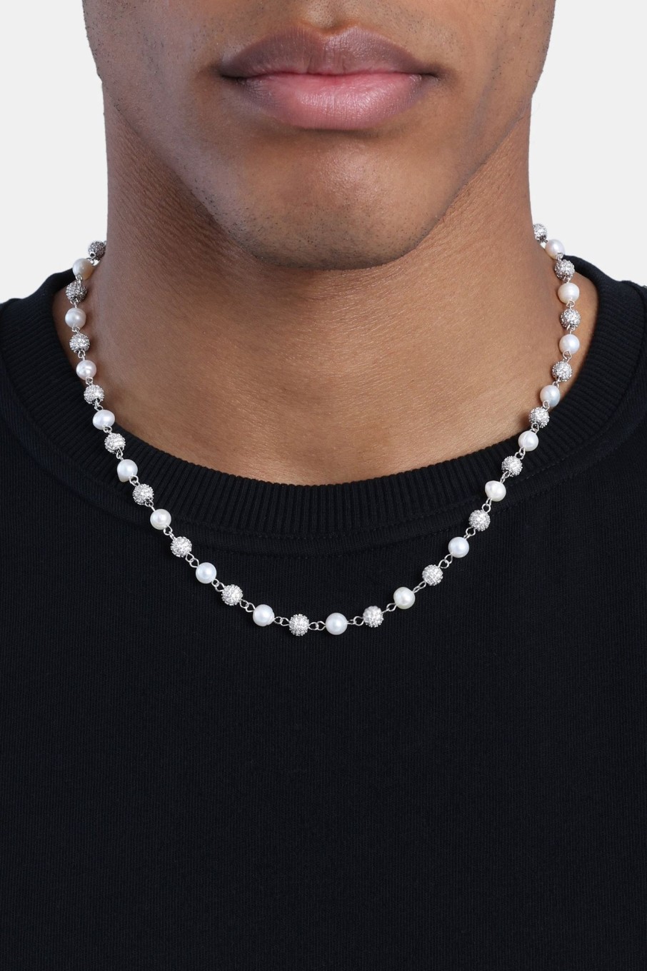 Pearl Necklaces & Bracelets | cernucci Pearl Necklaces & Bracelets Freshwater Pearl U0026 Ice Ball Necklace - White