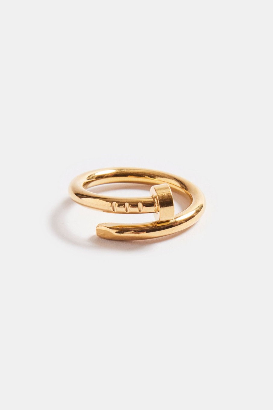 Rings | cernucci Rings 3Mm Gold Plated Polished Twist Ring