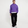 Hoodies & Sweatshirts | cernucci Hoodies & Sweatshirts Cernucci Embroidered Hoodie - Purple