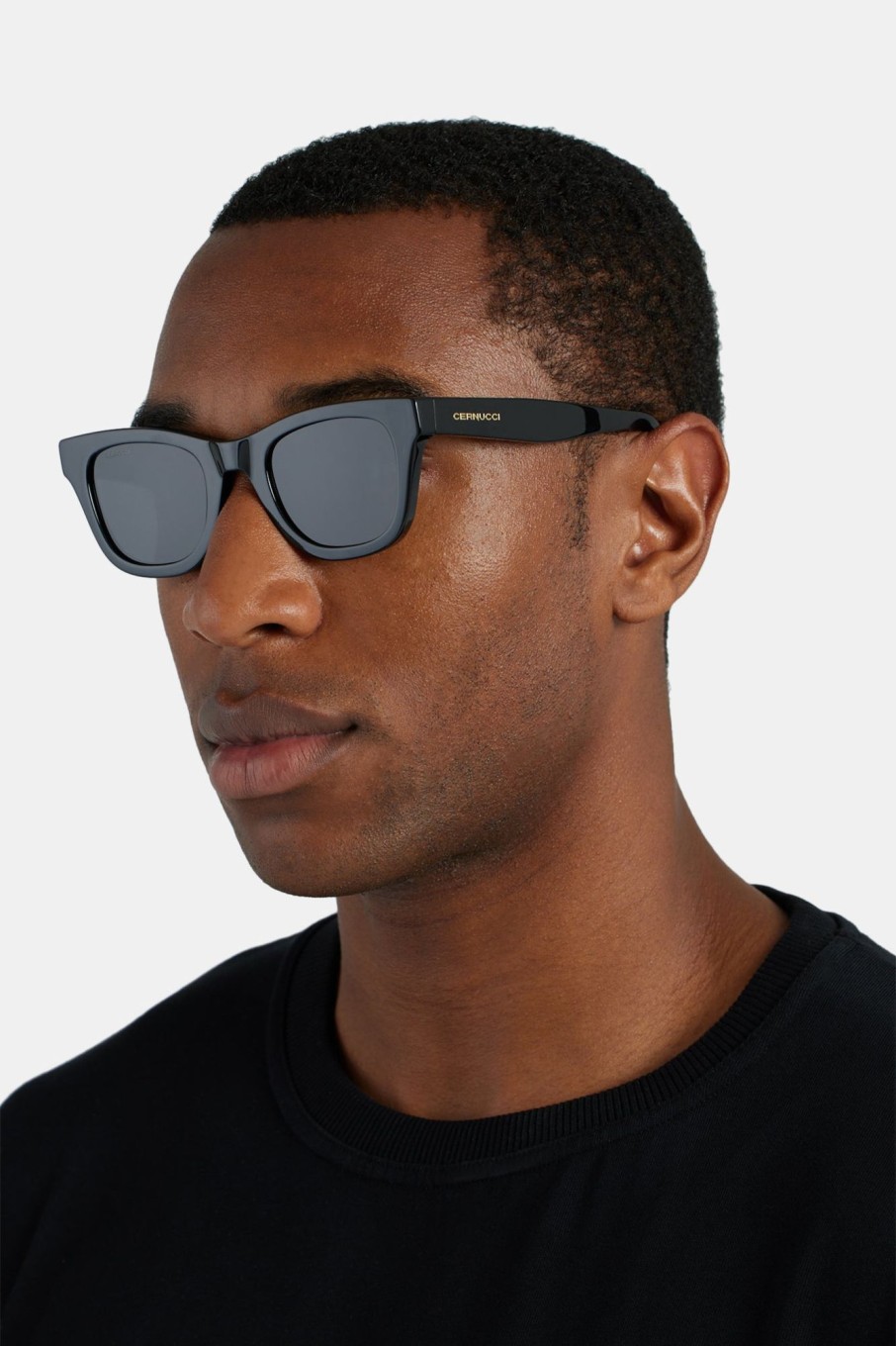 Accessories | CLO-ACC Accessories Rounded Square Acetate Frame Sunglasses - Black