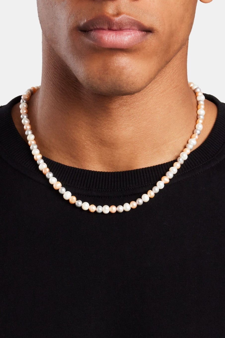 Pearl Necklaces & Bracelets | cernucci Pearl Necklaces & Bracelets Multi Colour Freshwater Pearl Necklace - White