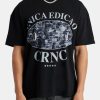 T-Shirts & Vests | cernucci T-Shirts & Vests Oversized Favela Graphic T-Shirt - Black