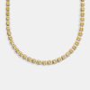 Chokers | JWL-CHN Chokers 7Mm Yellow Iced Clustered Tennis Chain Choker