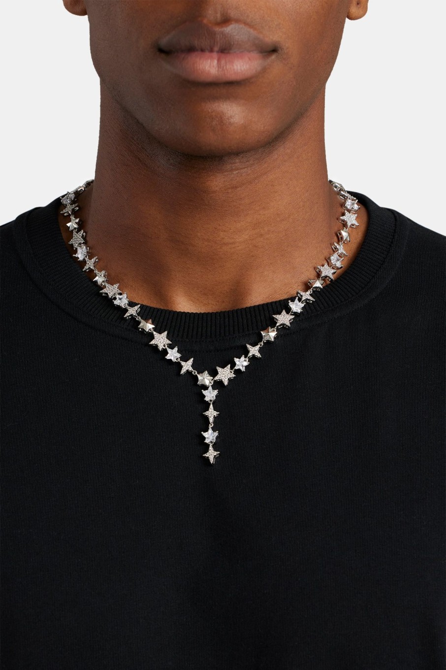 Chains | cernucci Chains 10Mm Iced Cz Star Drop Tennis Chain