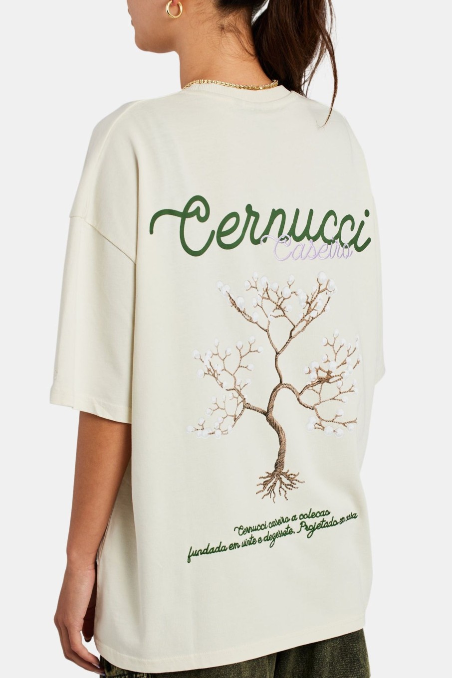 T-Shirts & Tops | CLO-TOP-TEE T-Shirts & Tops Pearl Tree Back Graphic T-Shirt - Ecru