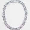 Iced Jewellery | cernucci Iced Jewellery 14Mm Iced Star Cuban Chain