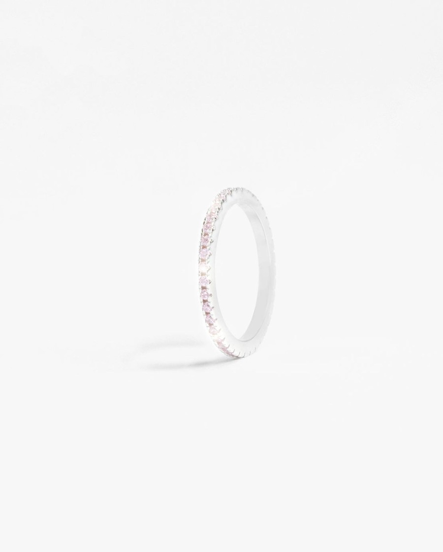 Rings | cernucci Rings 2Mm Pink Round Tennis Ring