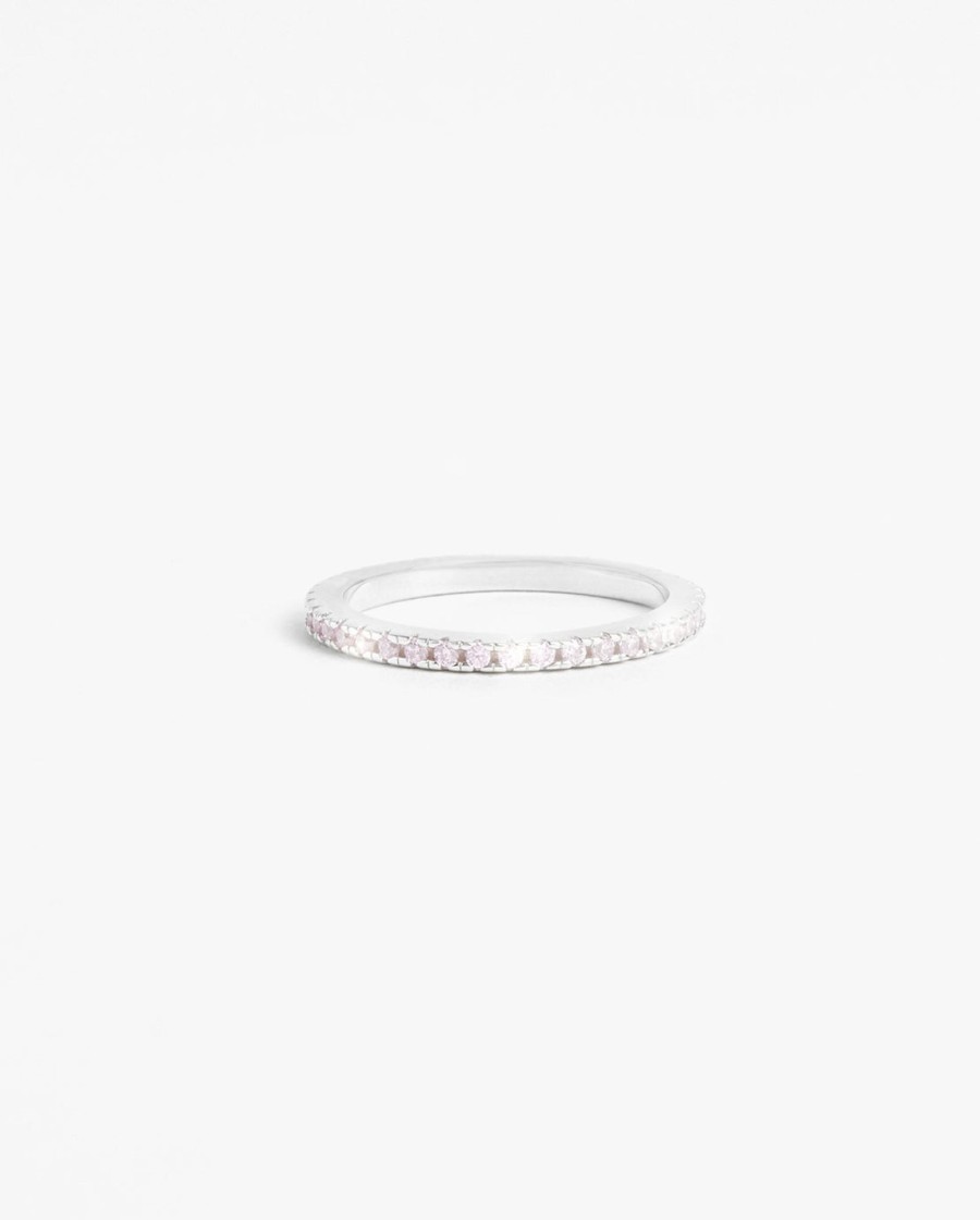 Rings | cernucci Rings 2Mm Pink Round Tennis Ring