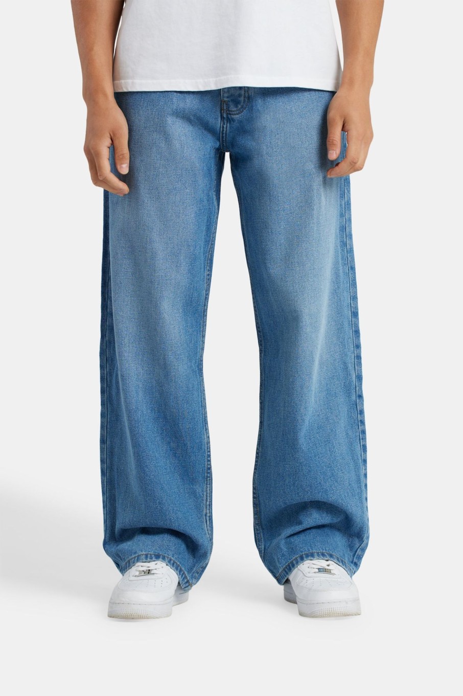 Jeans | CLO-BOT-DEN Jeans Baggy Fit Jeans - Mid Blue