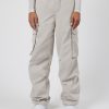 Trousers & Joggers | CLO-BOT-TRO Trousers & Joggers Cernucci Cargo Parachute Trouser - Stone