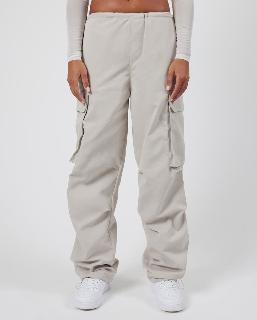 Trousers & Joggers | CLO-BOT-TRO Trousers & Joggers Cernucci Cargo Parachute Trouser - Stone