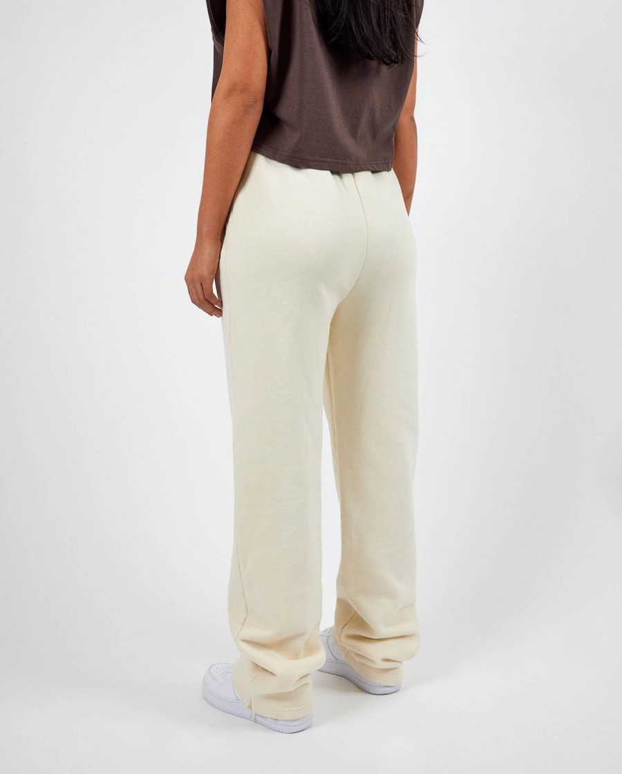 Trousers & Joggers | CLO-BOT-TRO Trousers & Joggers Cernucci Split Hem Jogger - Ecru