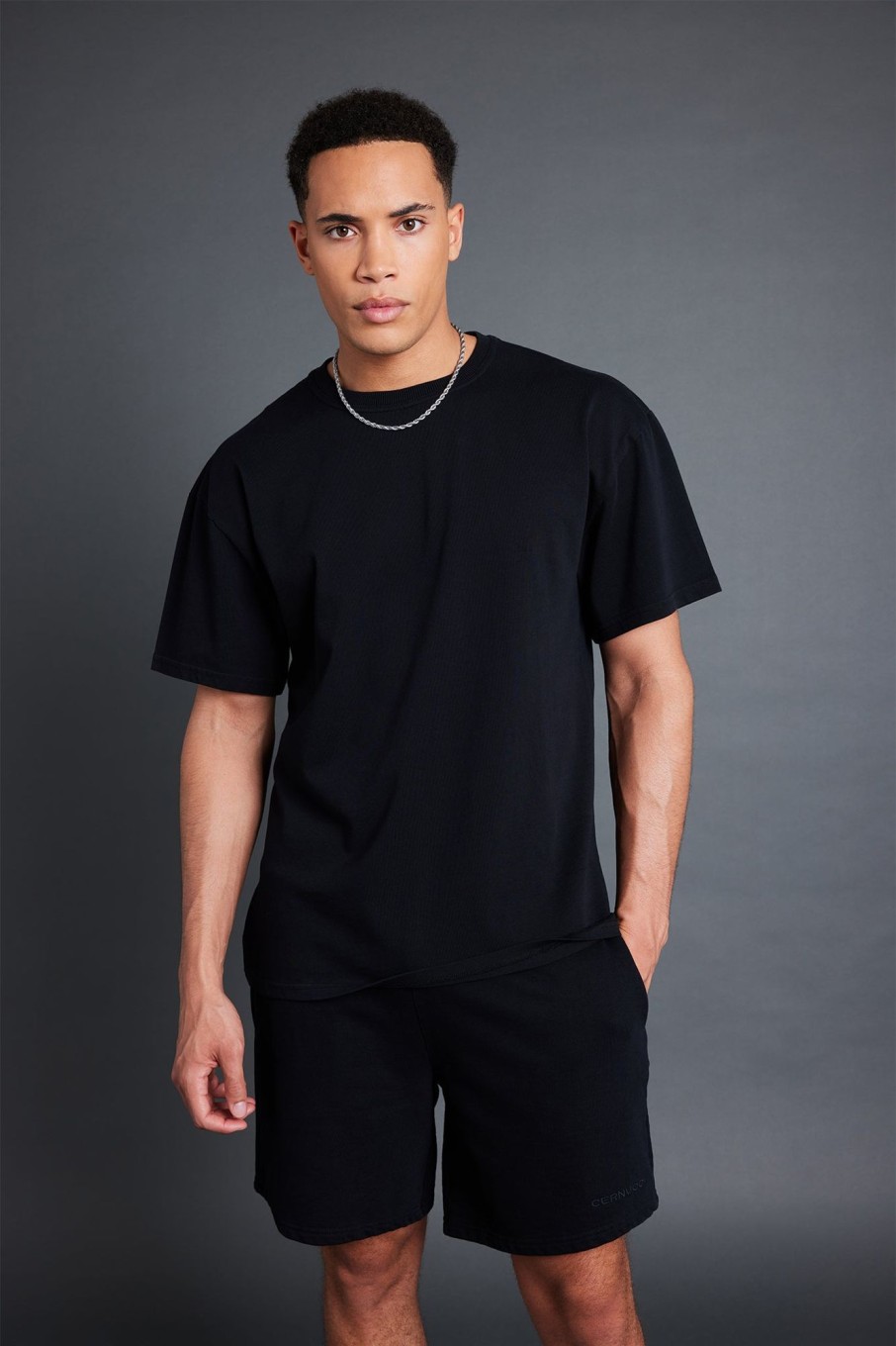 T-Shirts & Vests | cernucci T-Shirts & Vests Oversized T-Shirt - Black