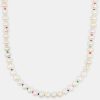 Pearls | JWL-CHN-PRL Pearls 6Mm Freshwater Pearl U0026 Multi Colour Micro Bead Necklace