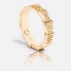 Rings | cernucci Rings Iced Cobra Ring - Gold