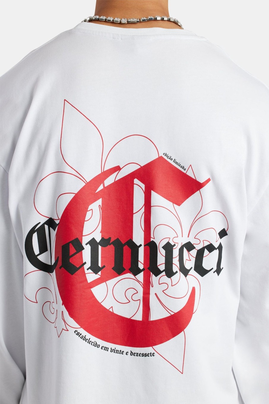 T-Shirts & Vests | cernucci T-Shirts & Vests Oversized C Fleur Long Sleeve T-Shirt