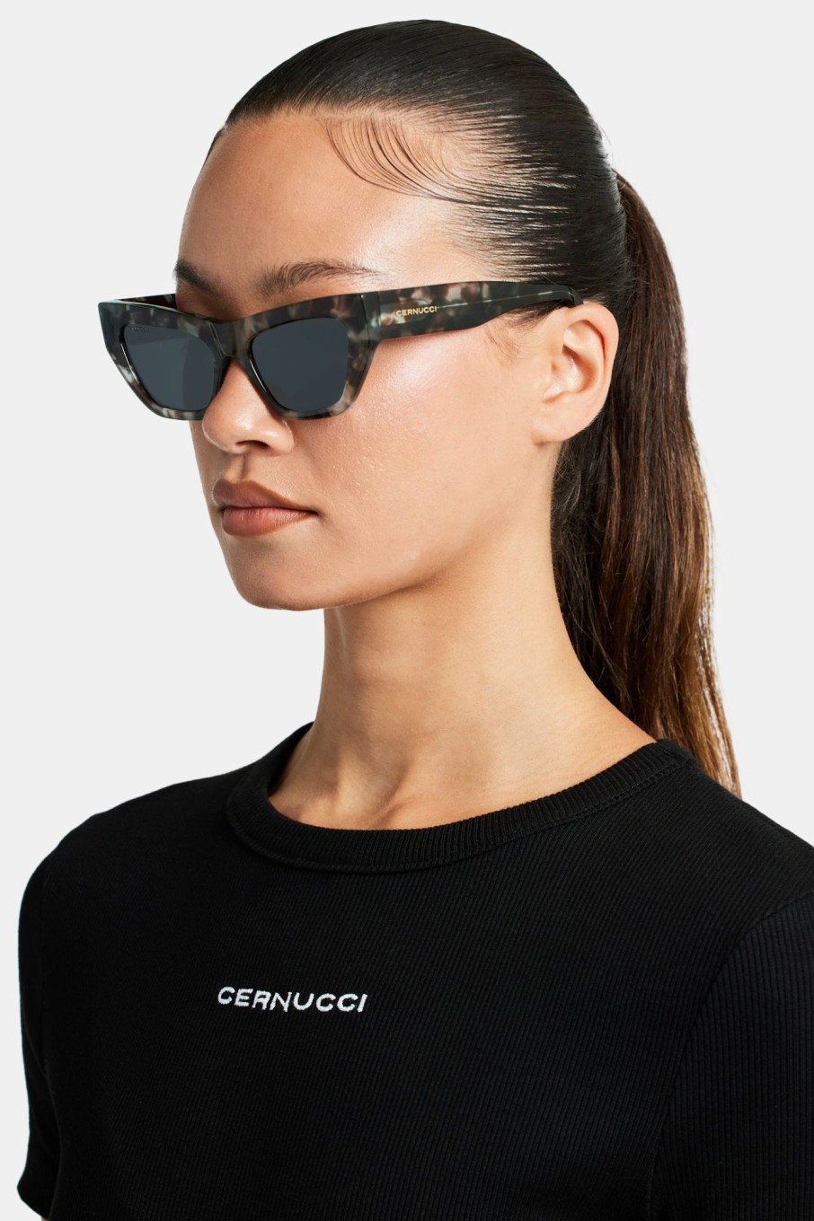 Accessories | CLO-ACC Accessories Angled Square Acetate Sunglasses - Tort