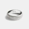 Rings | cernucci Rings Sterling Silver Iced Cz Pave Ring