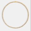 Iced Jewellery | JWL-CHN Iced Jewellery 3Mm Tennis Chain Choker - Gold