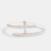 Cross Jewellery | cernucci Cross Jewellery Iced Cz Pave Cross Bangle