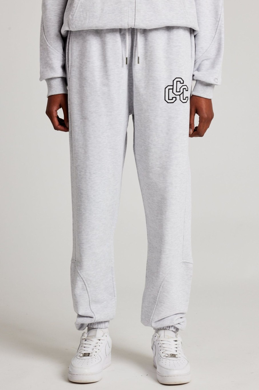 Trousers & Joggers | CLO-BOT-TRO Trousers & Joggers Ccc Applique Varsity Jogger - Grey Marl