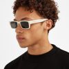 Accessories | CLO-ACC Accessories Rectangular Acetate Sunglasses - Ecru