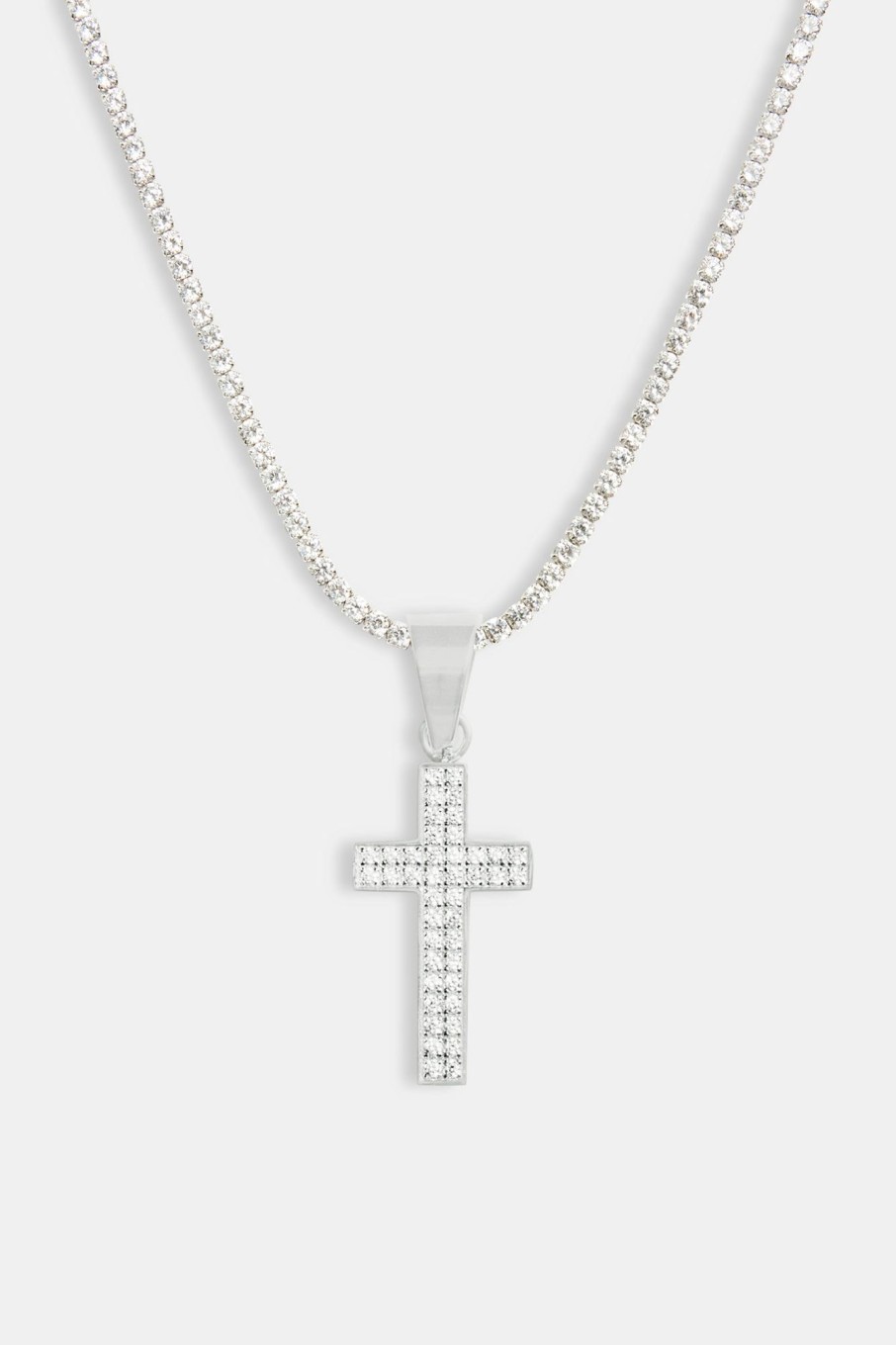 Cross Jewellery | cernucci Cross Jewellery Iced Cz Cross Pendant