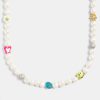 Necklaces | JWL-NECK-PRL Necklaces 8Mm Freshwater Pearl Mixed Motif Bead Necklace