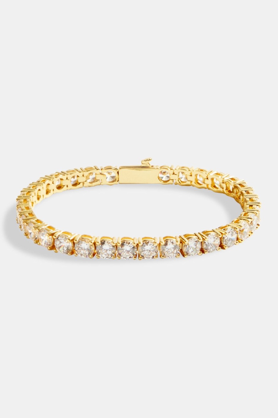 Iced Jewellery | JWL-BRA Iced Jewellery Womens 5Mm Tennis Bracelet - Gold