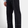 Jeans | CLO-BOT-DEN Jeans Baggy Fit Raw Edge Jean - Washed Black