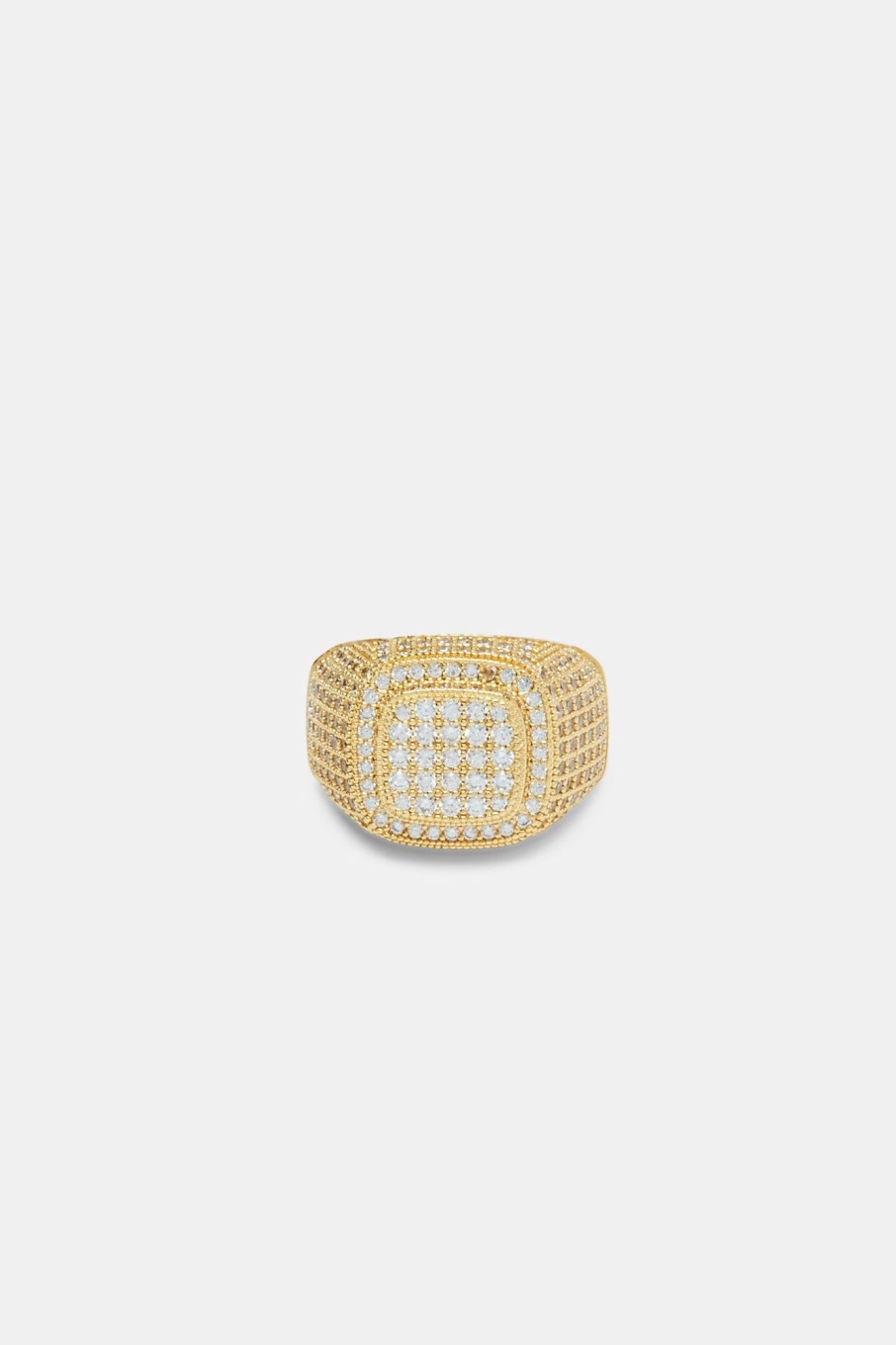 Rings | JWL-RNG Rings 925 Iced Miami Ring - Gold