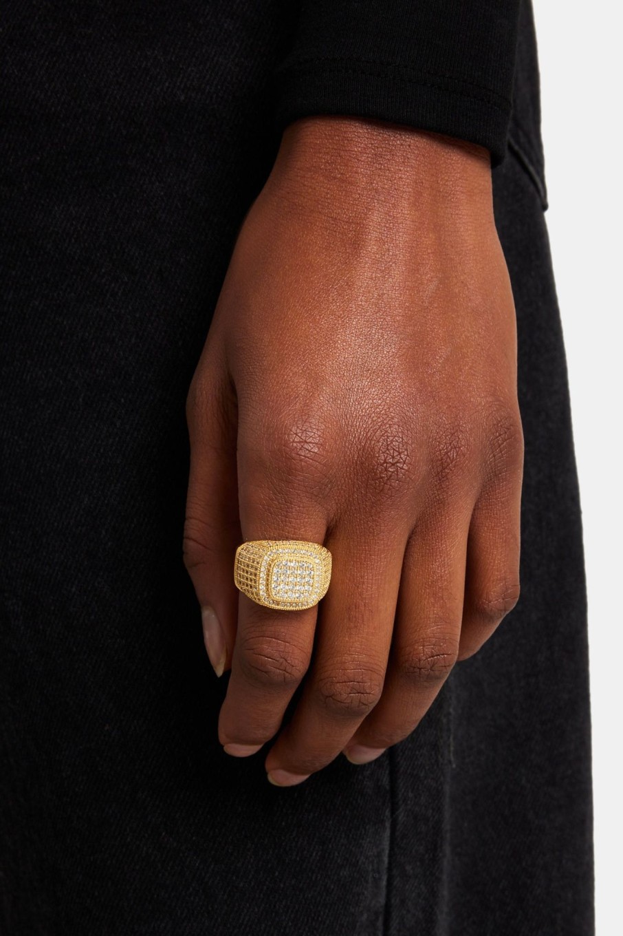 Rings | JWL-RNG Rings 925 Iced Miami Ring - Gold