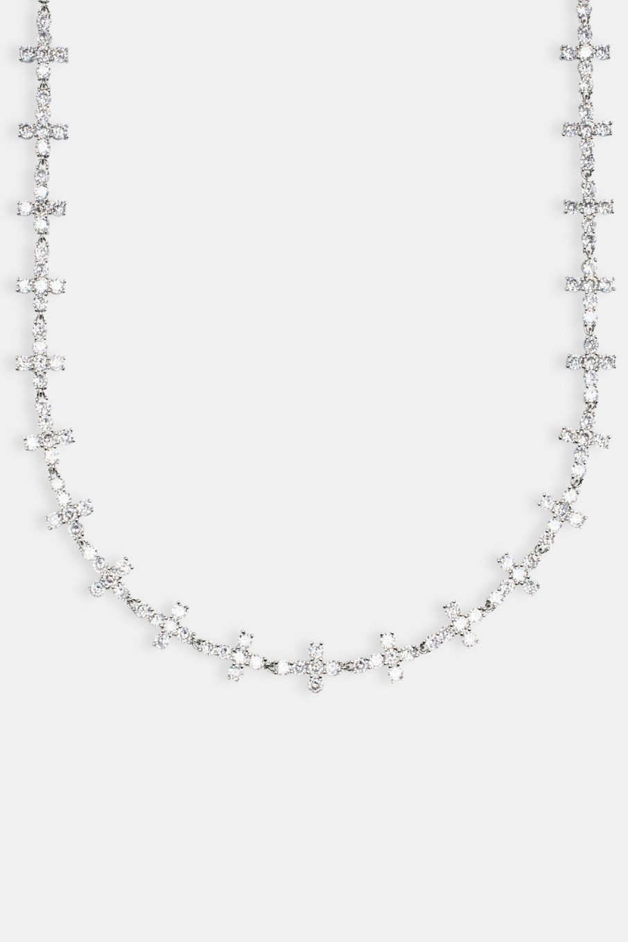 Iced Jewellery | JWL-CHN Iced Jewellery Iced Repeat Cross Choker