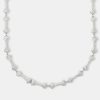 Chains | cernucci Chains Iced Bone Chain - White