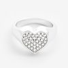 Rings | cernucci Rings 11Mm Iced Pave Heart Ring