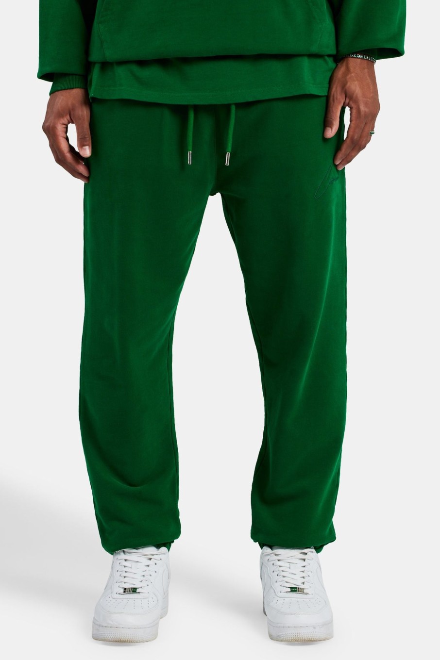 Trousers & Joggers | CLO-BOT-TRO Trousers & Joggers Cernucci Cuffed Jogger - Dark Green