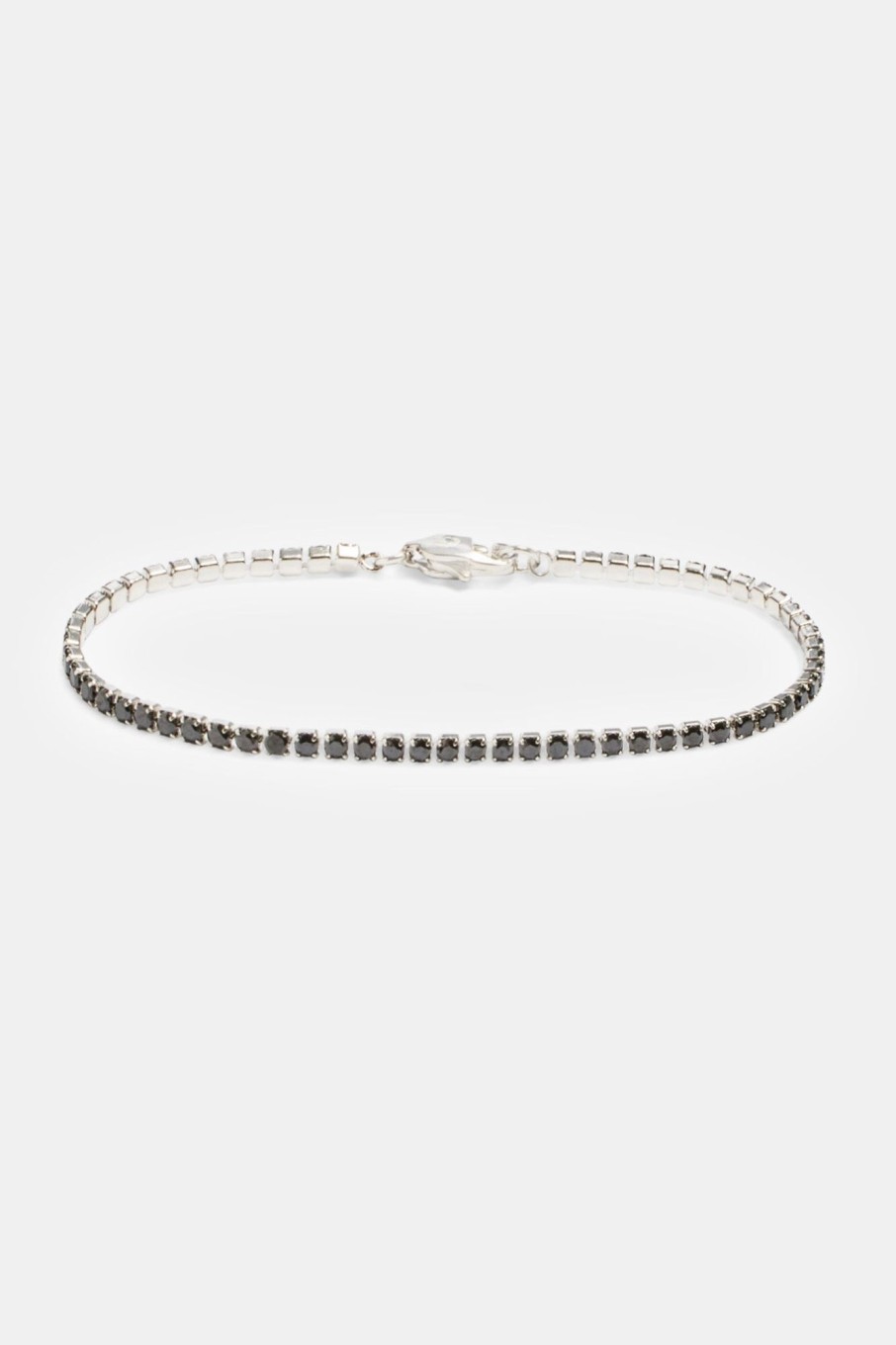 Bracelets & Bangles | cernucci Bracelets & Bangles 2.5Mm Iced Black Micro Tennis Bracelet